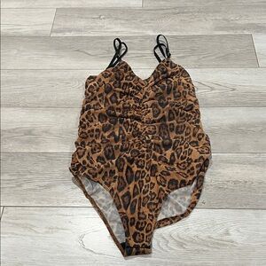 Leopard Print Women's bodysuit! Worn only once.  Super cute, stylish and fun!